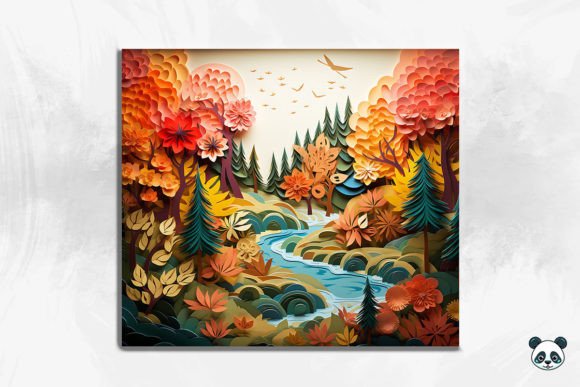 3D Tranquil Forest Scene Cracked Hole 25 Review