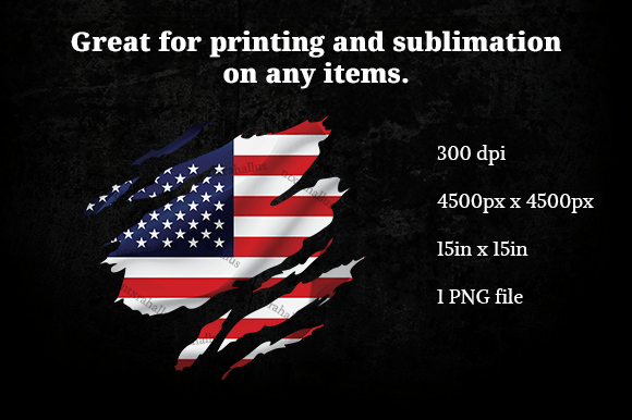 America Ripped Flag PNG: A Bold Design Asset for Patriotic Branding and Packaging