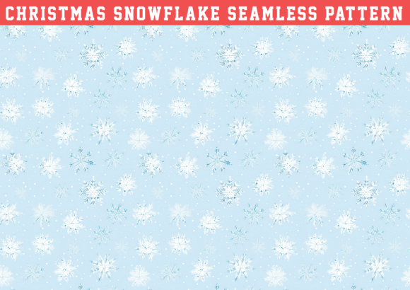 Christmas Snowflake Pattern: Festive Flair for Local Branding and Seasonal Packaging