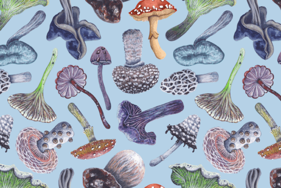 Colorful Mushroom Seamless Pattern: A Designer’s Review for Branding and Marketing