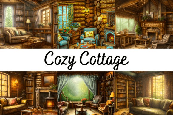 Cozy Cottage Backgrounds: A Warm Touch for Lifestyle Blogging and Content Design