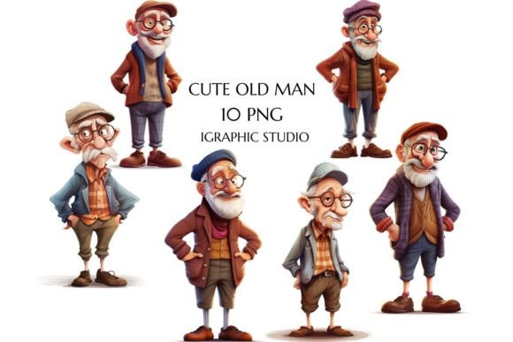 Funny Grumpy Old Man Graphic Templates for Bloggers and Publishers