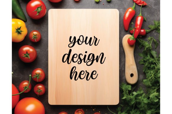 Kitchen Cutting Board Mockup Vol 44 for Kitchenware Crafters