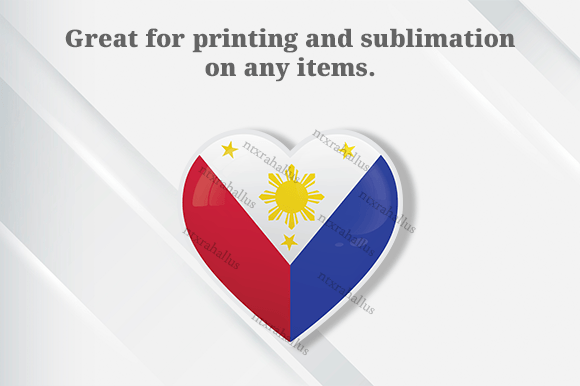 Philippines Love Icon PNG File for Crafts & Handmade Business Projects