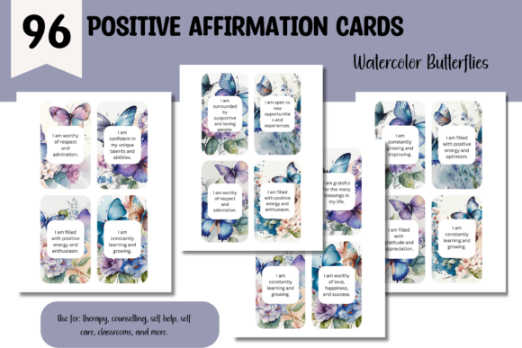 Positive Affirmation Cards with Butterflies: A Brand Designer’s Review for Marketing and Visual Content Creation